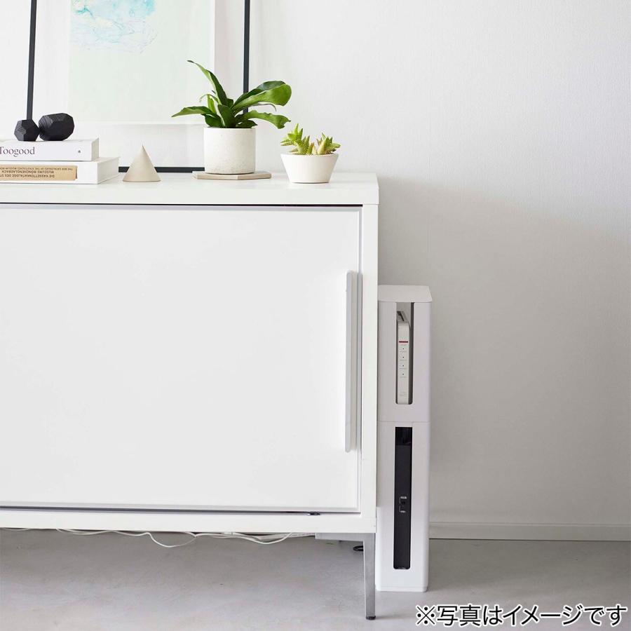 ニトリ（NITORI） 重ねられるスリム蓋つきルーター収納ケース(ホワイト