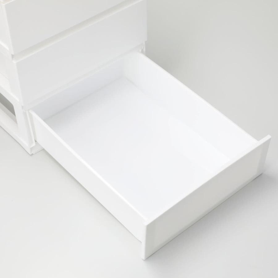 ニトリ（NITORI） 引出 Nインボックス A4 奥深 3段(ホワイト) 収納