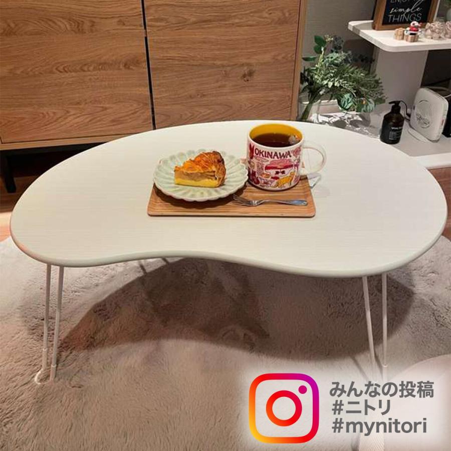 ニトリ 幅75cm 折りたたみテーブル 折脚テーブル(KS1 7550 ニトリ 幅75cm 折りたたみテーブル 折脚テーブル(KS1 7550