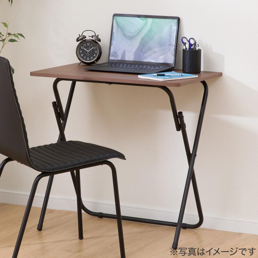 ニトリ 幅70cm 折りたたみテーブル 折脚テーブル(7070 ミドル