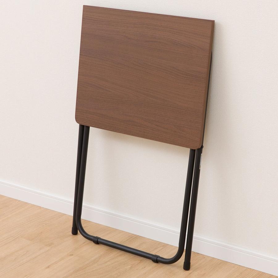 ニトリ 幅50cm 折りたたみテーブル 折脚テーブル(5070 ミドル