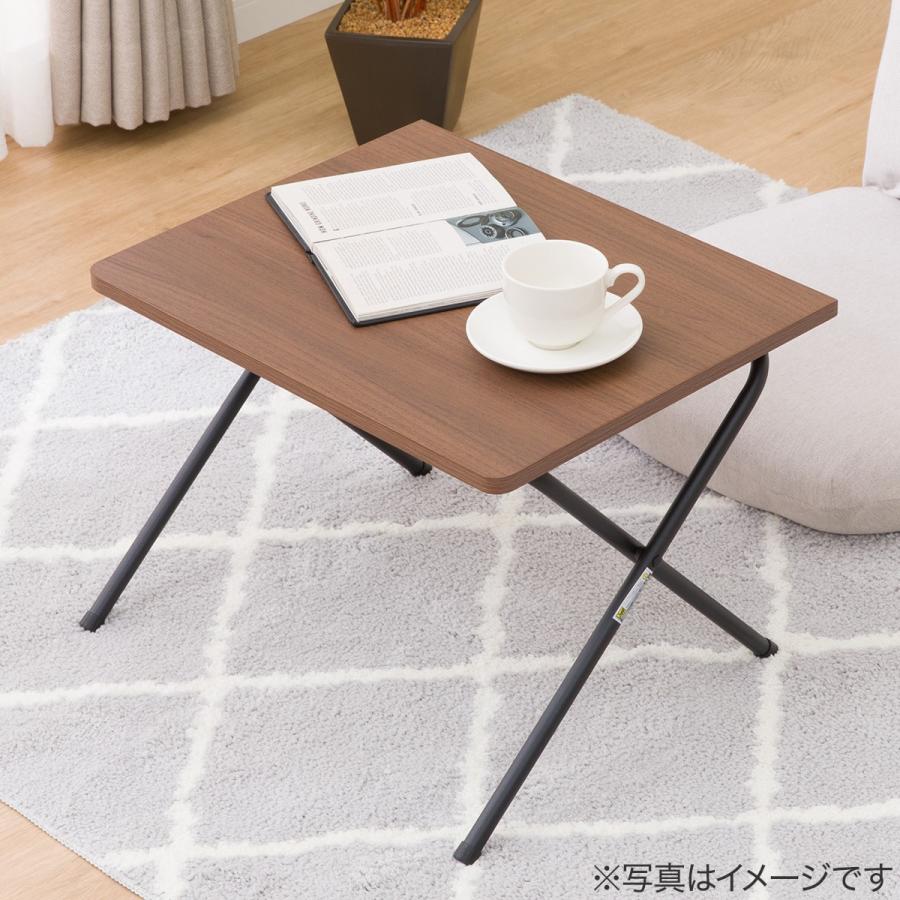 ニトリ 幅50cm 折りたたみテーブル 折脚テーブル(5035 ミドル