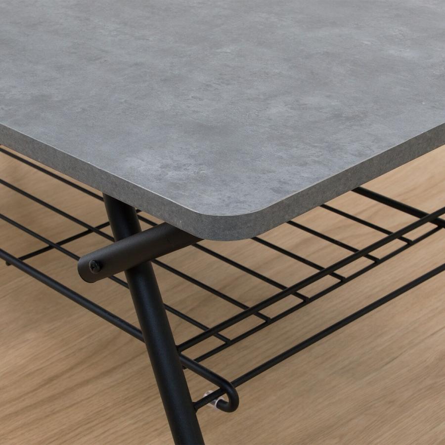 ニトリ（NITORI） 石目調折りたたみテーブル(SF1 9045 グレー