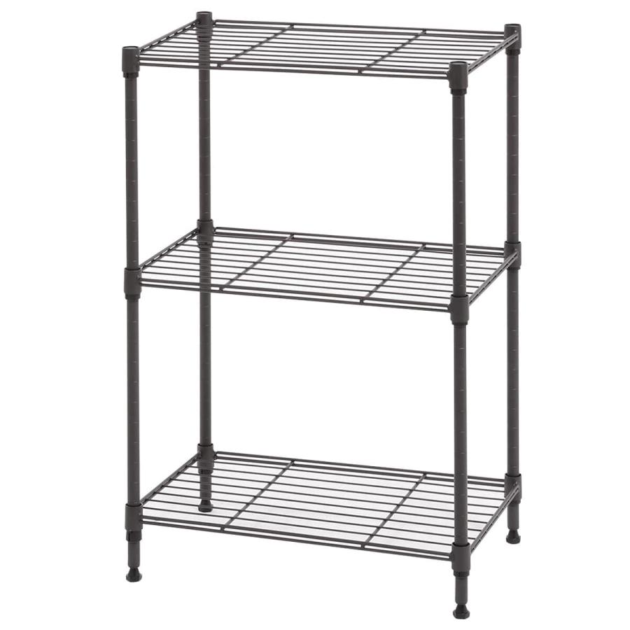 ニトリ 〔幅44.5×奥行29.5×高さ67cm〕スチールラック LT 2段(DGY