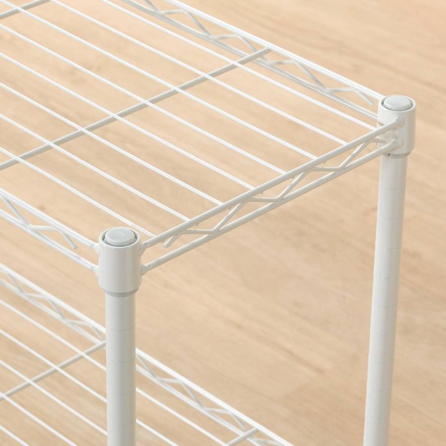 ニトリ（NITORI） スチールラック(STANDARD 幅85cm 2段 ホワイト