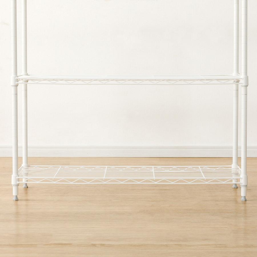 ニトリ（NITORI） スチールラックSTANDARD 2段(DWH) スチールシェルフ