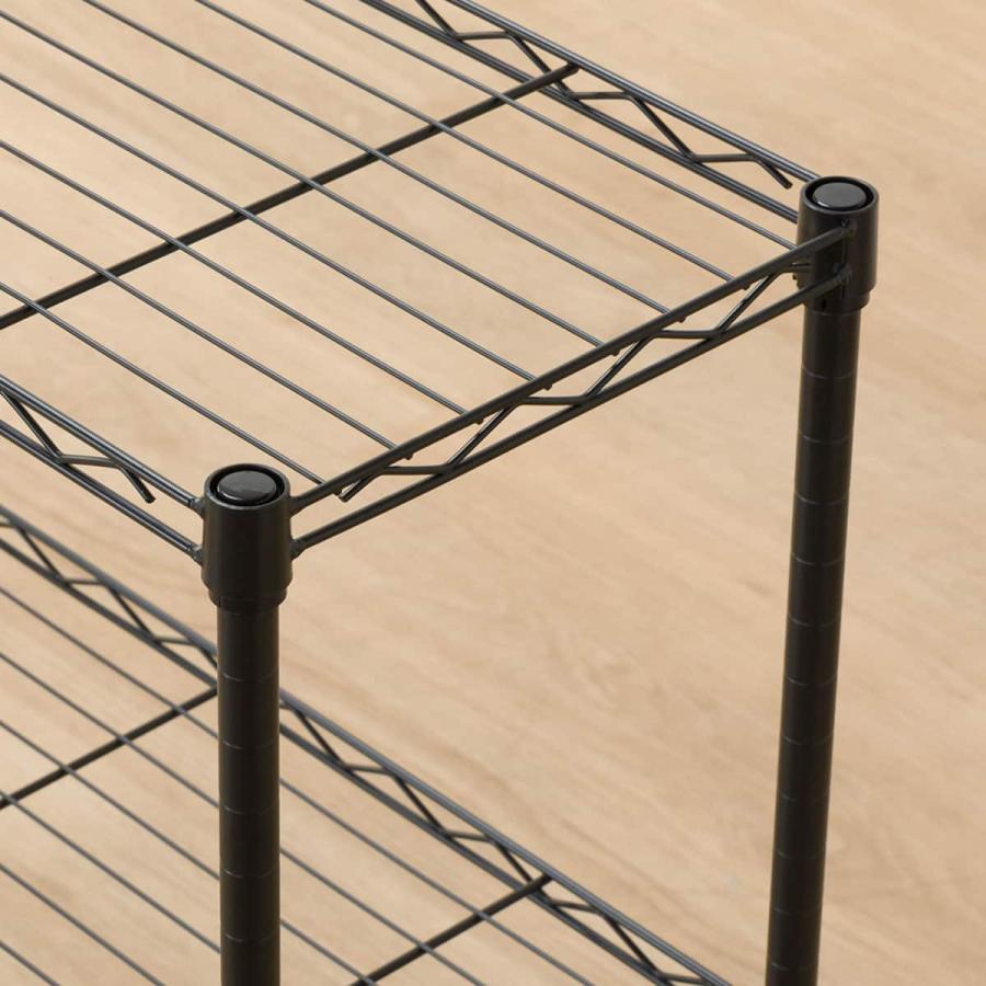 ニトリ（NITORI） スチールラック(STANDARD 幅85cm 2段 ダークグレー