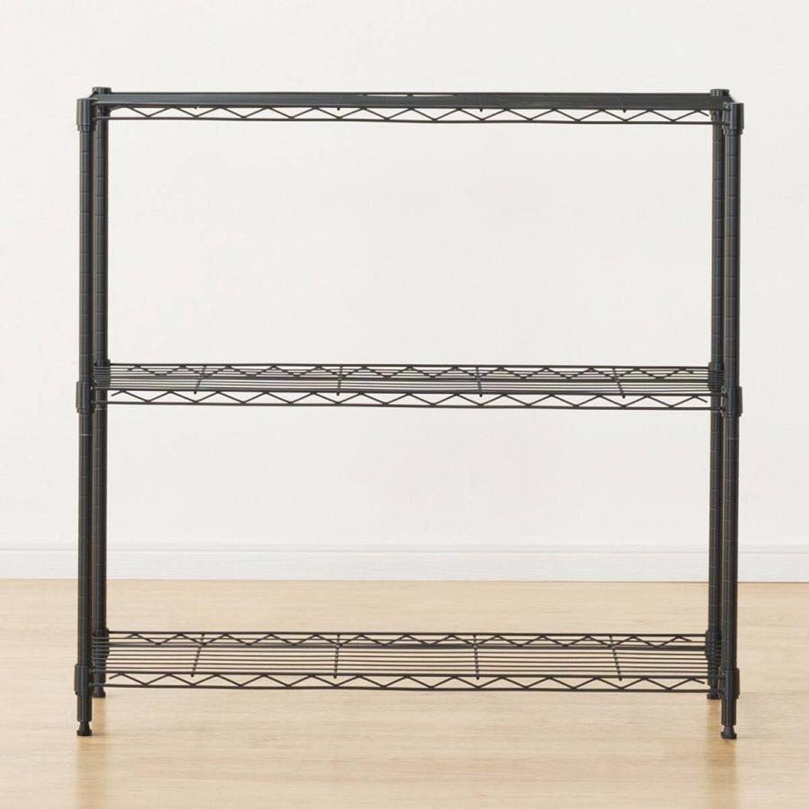 【急募】ニトリ　スチールラック　ダークグレー(幅85cm 2段 )　(幅65cm 3段 ) ニトリ（NITORI） スチールラック(STANDARD 幅85cm 2段 ダークグレー