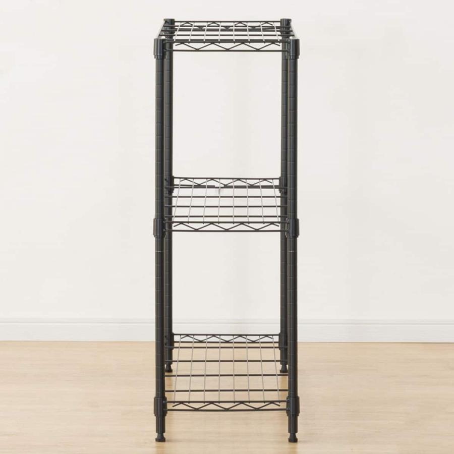 【急募】ニトリ　スチールラック　ダークグレー(幅85cm 2段 )　(幅65cm 3段 ) スチールラック(STANDARD 幅85cm 2段 ダークグレー) | ニトリネット