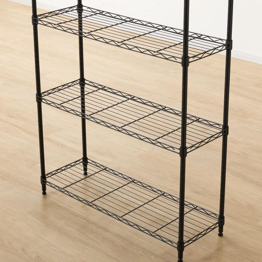 ニトリ（NITORI） スチールラック(STANDARD 幅85cm 3段 ダークグレー
