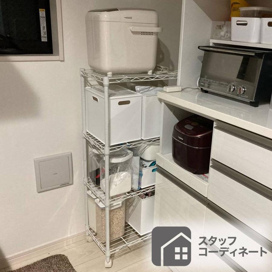 【決定】ニトリ　スチールラック スチールラック(CUSTOM 幅85cm 4段 ブラック) | ニトリネット【公式