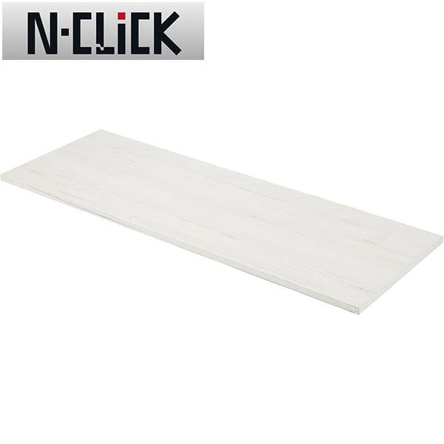 さお【美品】ニトリ ホワイトウォッシュ Nクリック ボックス 2段専用天板 レギュラー(ホワイトウォッシュ