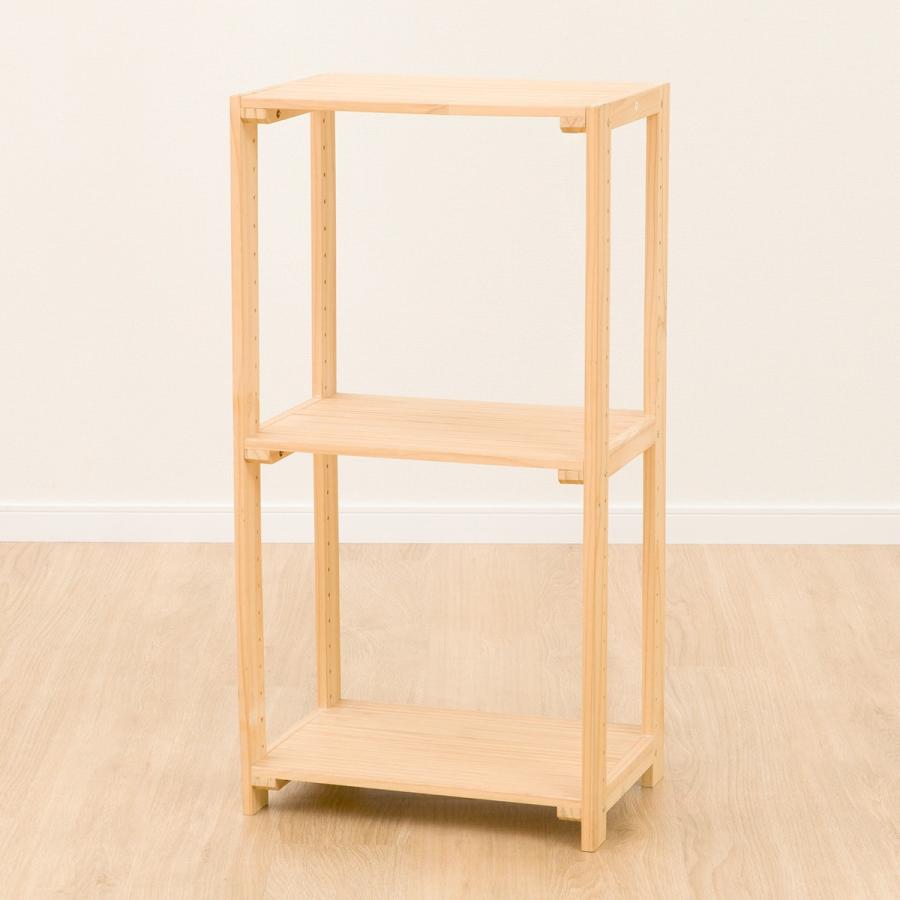 ニトリ（NITORI） パインラック マンクス4330(2段) 木製 本棚 ラック