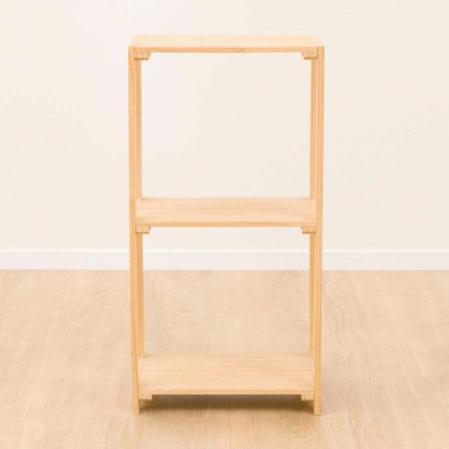 ニトリ（NITORI） パインラック マンクス4330(2段) 木製 本棚 ラック