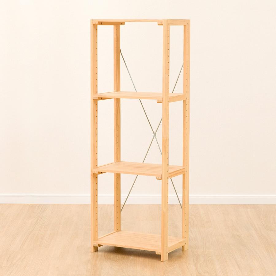 ニトリ 棚 木製 ニトリ（NITORI） パインラック マンクス4330(3段) 木製 本棚 ラック