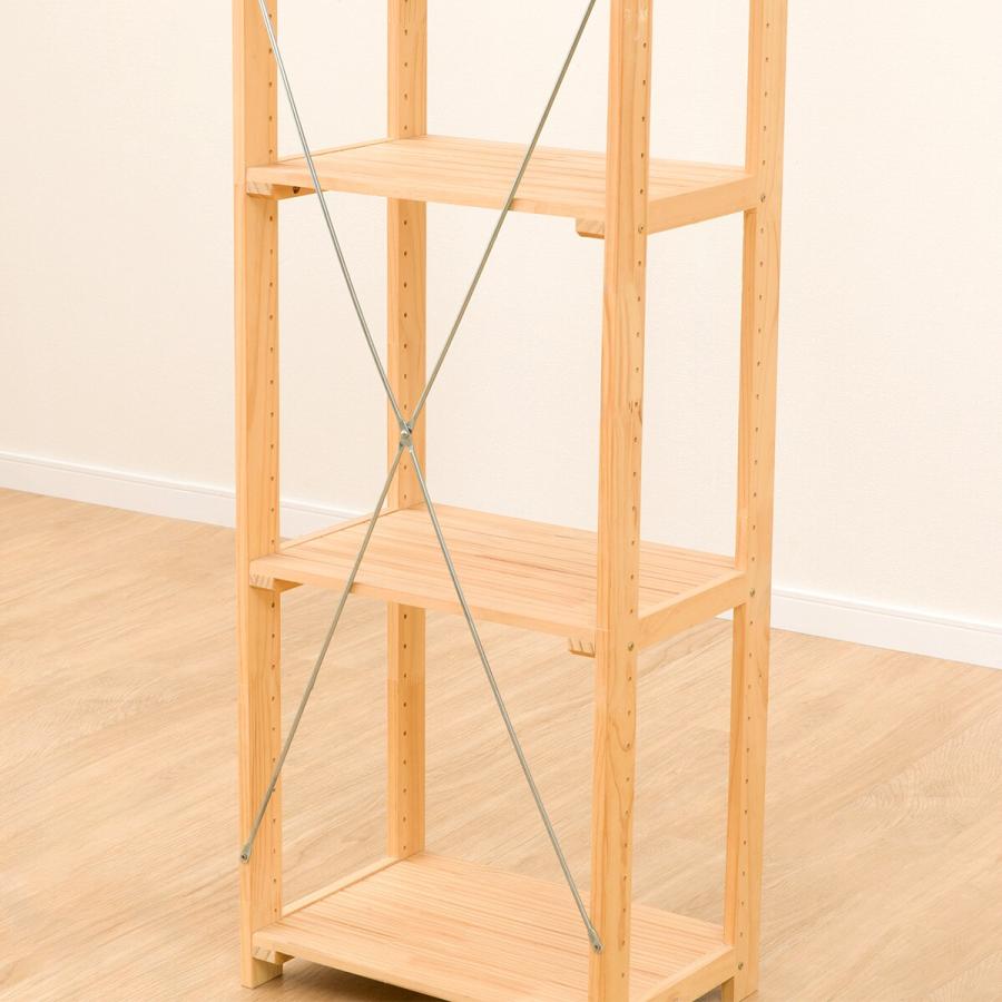 ニトリ（NITORI） パインラック マンクス4330(3段) 木製 本棚 ラック