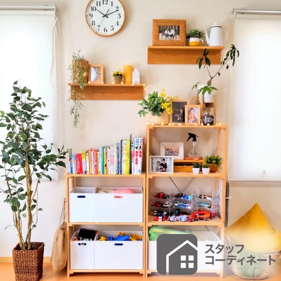 ニトリ パインラック マンクス6230(1段) 木製 本棚 ラック 収納