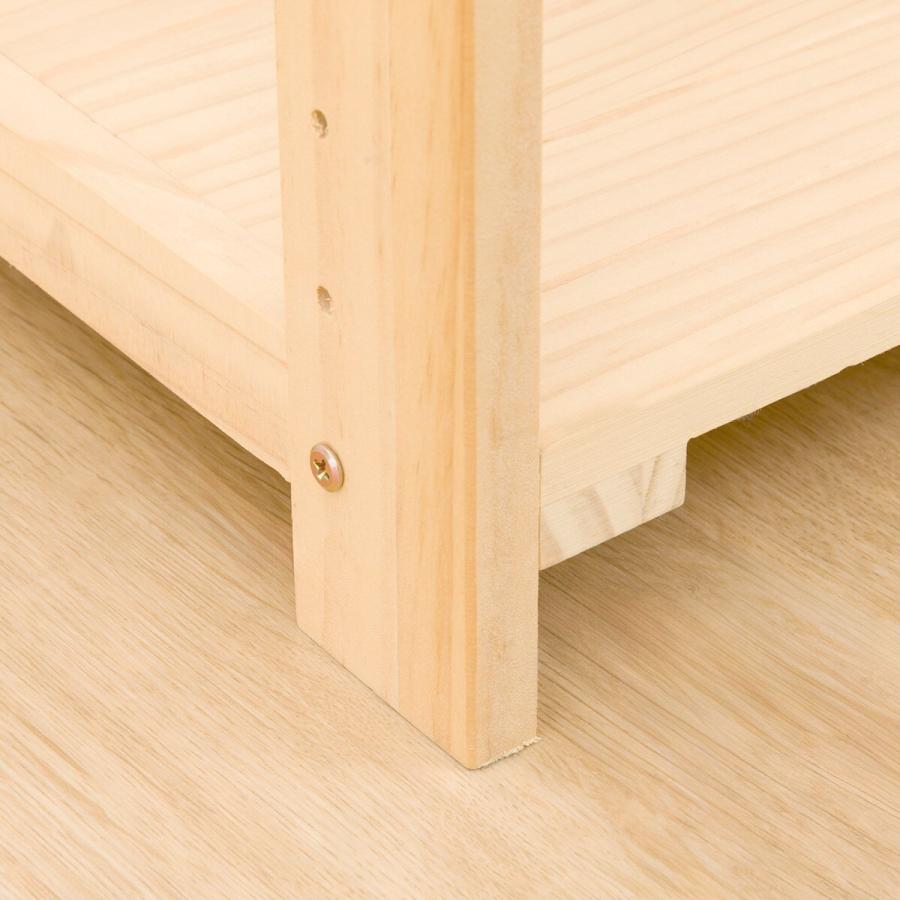 ニトリ（NITORI） パインラック マンクス6230(3段) 木製 本棚 ラック