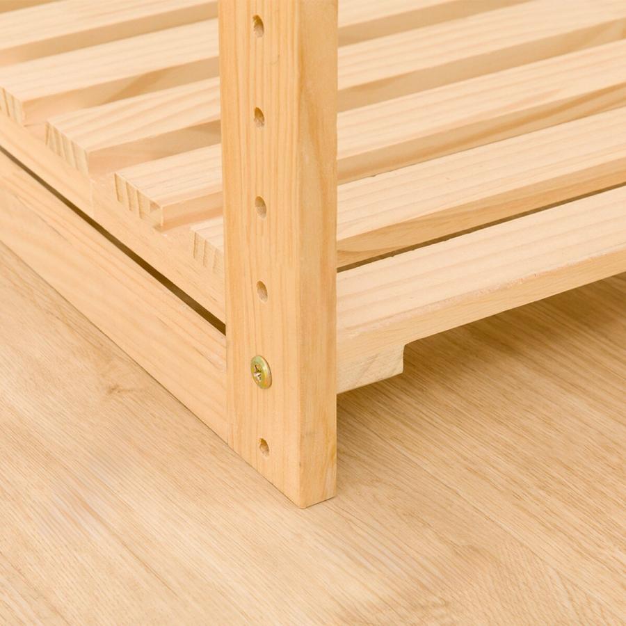 ニトリ（NITORI） パインラック マンクス8240(2段) 木製 本棚 ラック