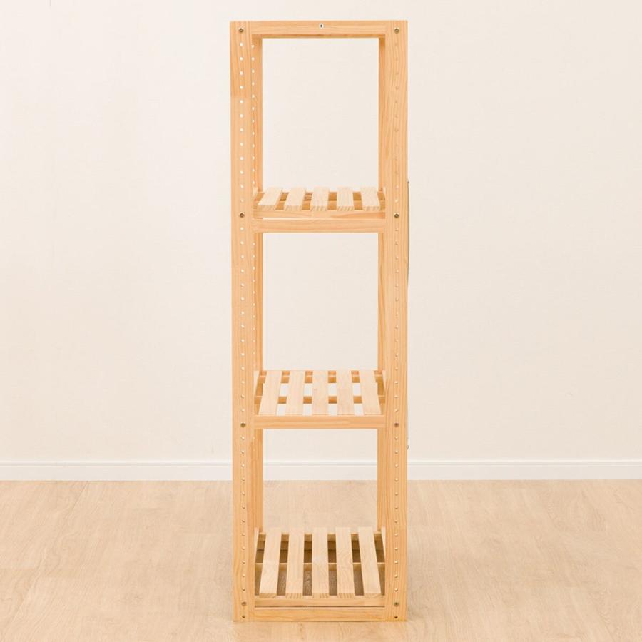 ニトリ（NITORI） パインラック マンクス8240(3段) 木製 本棚 ラック