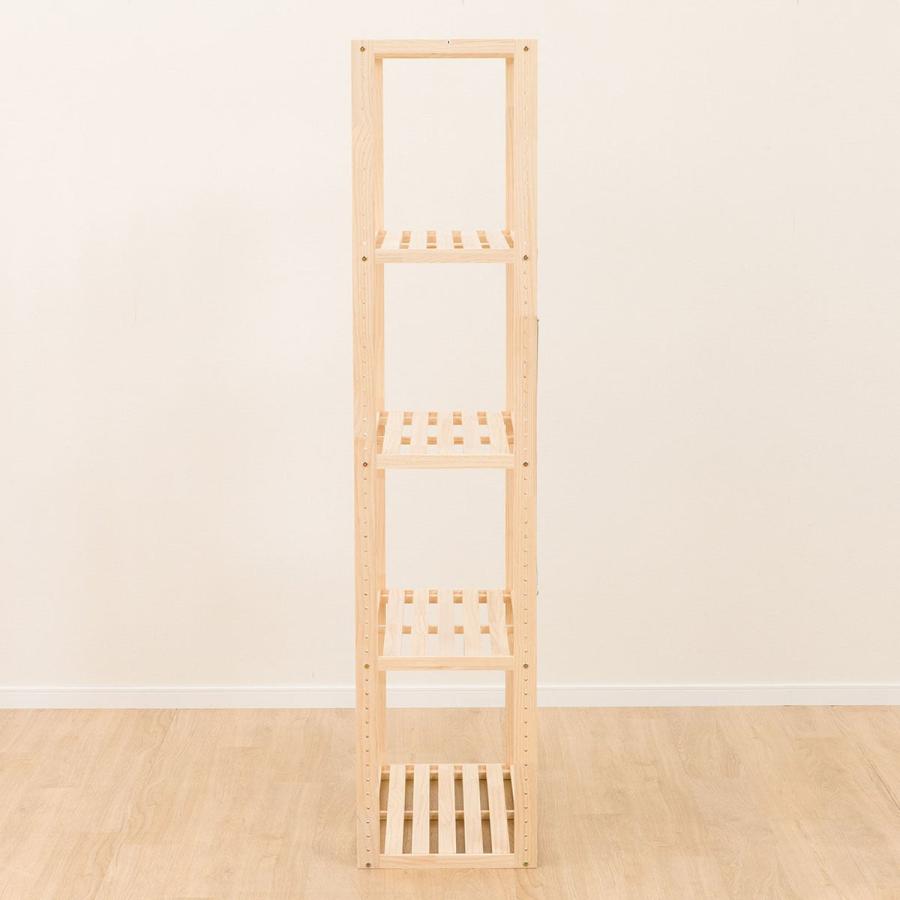 ニトリ（NITORI） パインラック マンクス8240(4段) 木製 本棚 ラック