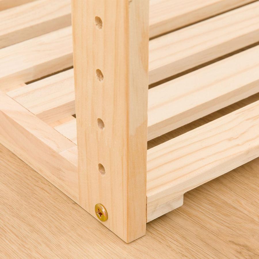 ニトリ（NITORI） パインラック マンクス8240(4段) 木製 本棚 ラック