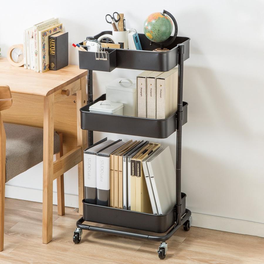 高さが調整できるスチールワゴン トロリ2 Bk ニトリ 玄関先迄納品 1年保証 ニトリ Yahoo 店 通販 Yahoo ショッピング