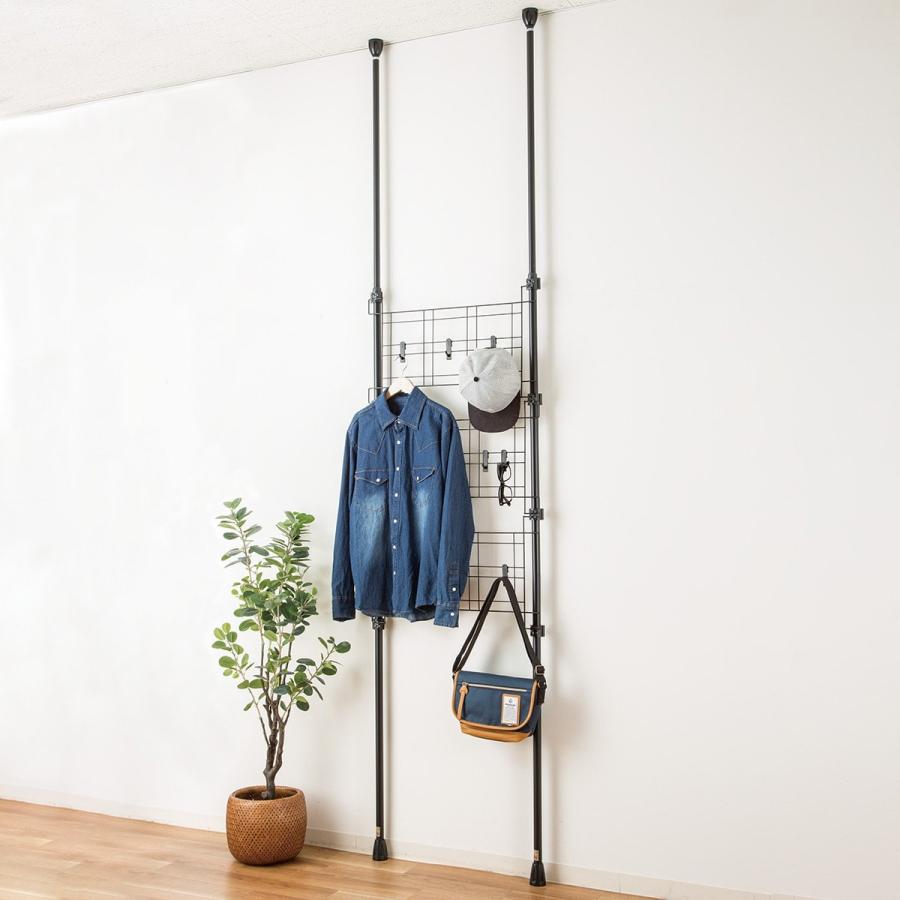 突っ張り2wayパーティション ヒルデ ブラック ニトリ 玄関先迄納品 1年保証 ニトリ Yahoo 店 通販 Yahoo ショッピング