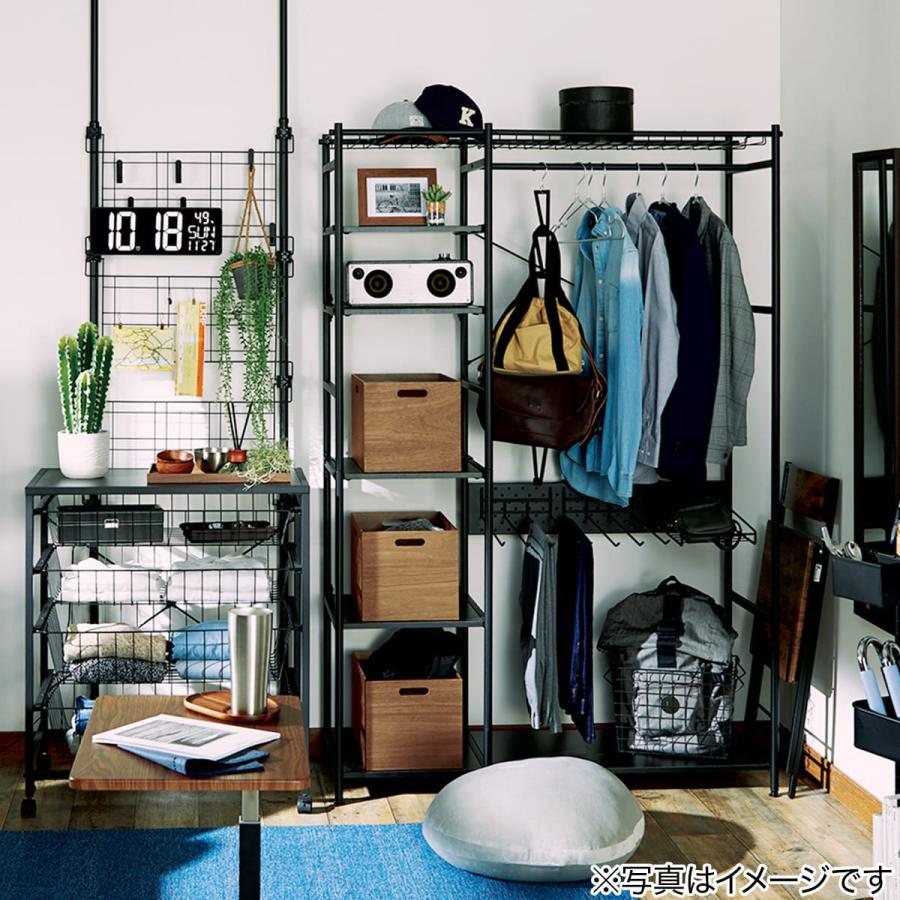 ニトリ（NITORI） 突っ張り2wayパーティション ヒルデ(ブラック