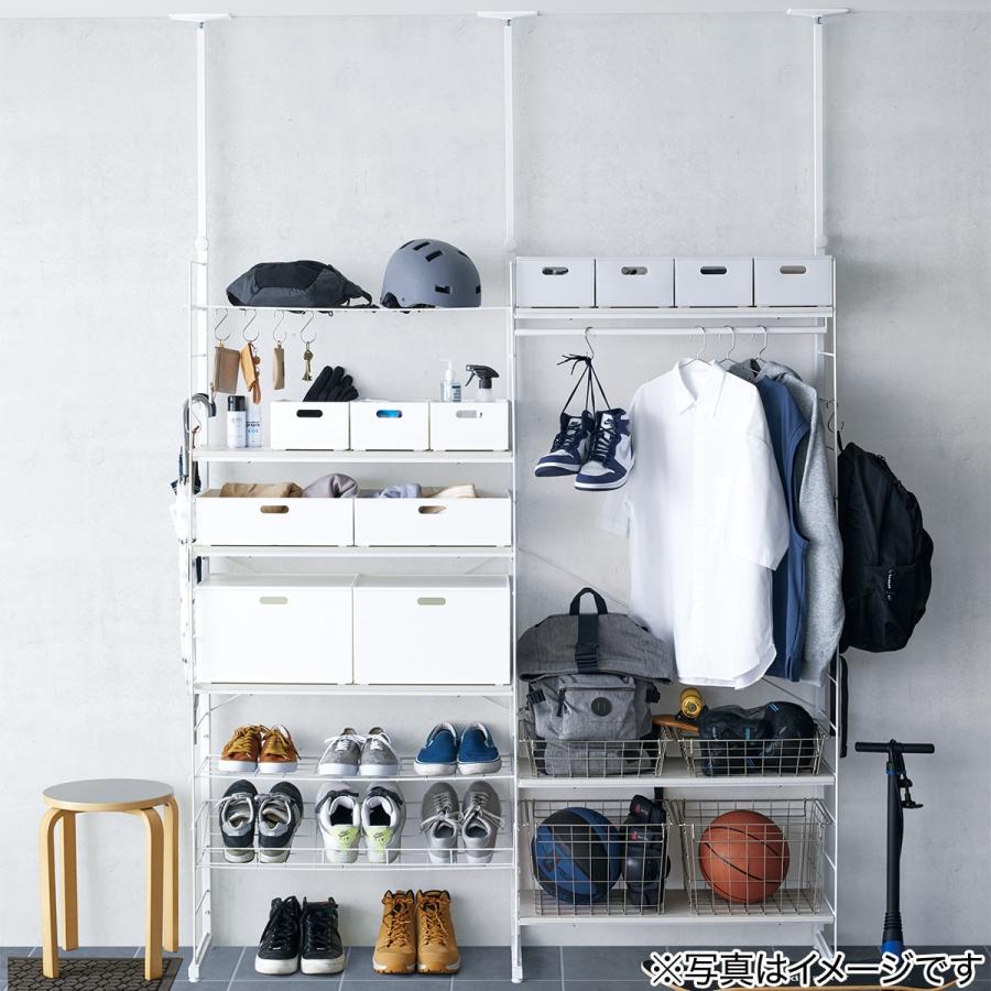 ニトリ 幅80cmセット 突っ張り壁面収納Nポルダ上段追加ユニット