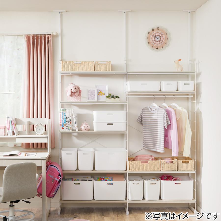 【marimekko様】突っ張り壁面収納Nポルダ(幅80cm ホワイトウォッシュ 突っ張り壁面収納Nポルダ(幅80cm ホワイトウォッシュ) | ニトリ