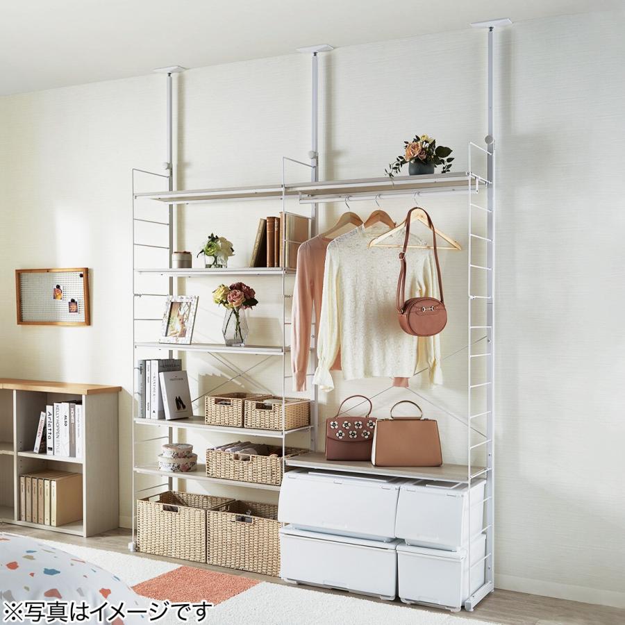 ニトリ Nポルダ用追加サイドパーツ(幅80cm用WH) 棚 スチール ニトリ Nポルダ用追加サイドパーツ(幅80cm用WH) 棚 スチール