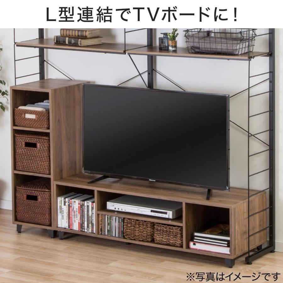 Nクリック 簡単組立て カラーボックス ディープ レギュラー2段