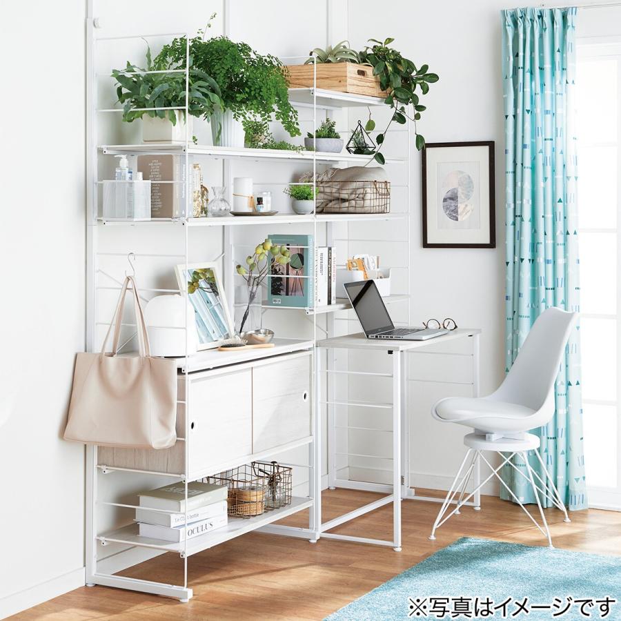 ニトリ 突っ張り壁面収納 Nポルダディープ(ミドルブラウン ニトリ 突っ張り壁面収納 Nポルダディープ(ミドルブラウン