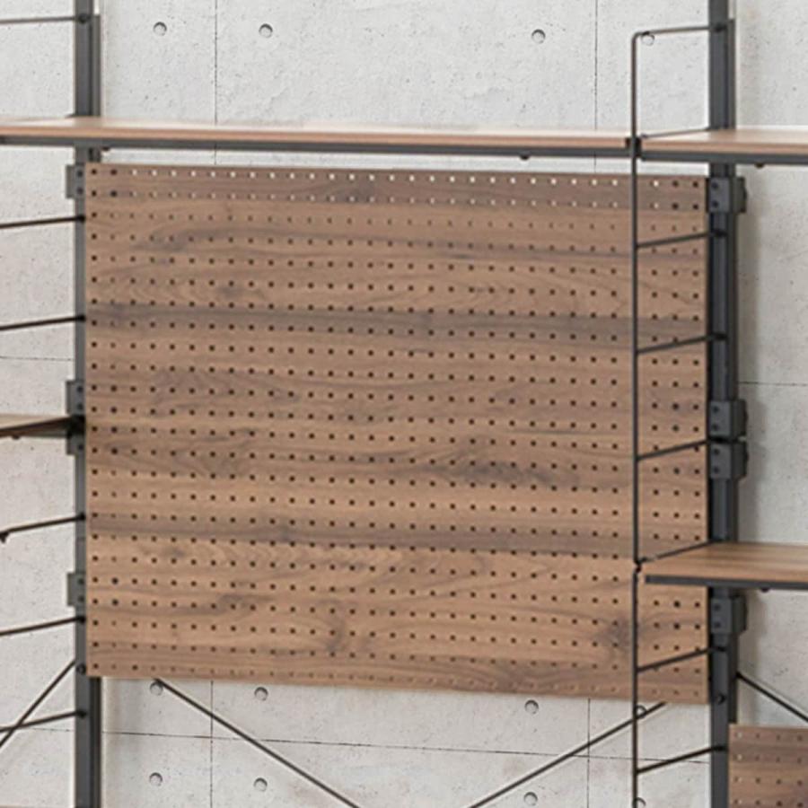 ニトリ（NITORI） パンチングボードセット(連結具付き ミドルブラウン