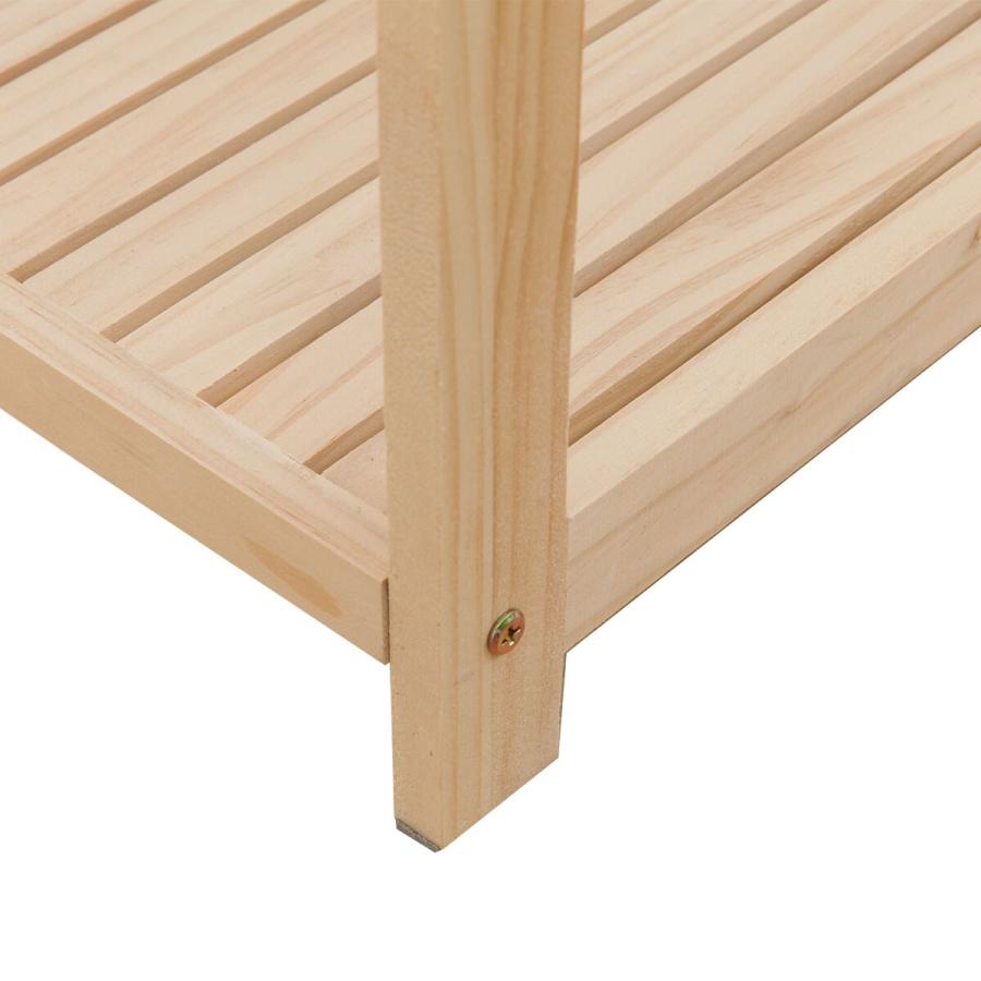 ニトリ（NITORI） パインラック3段(幅34cm ナチュラル HZ1) : ニトリ