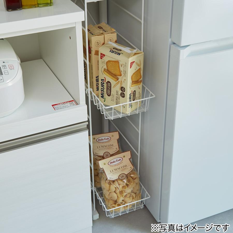 ニトリ Nポルダディープ すき間収納用 追加バスケット(幅23cm ニトリ Nポルダディープ すき間収納用 追加バスケット(幅23cm