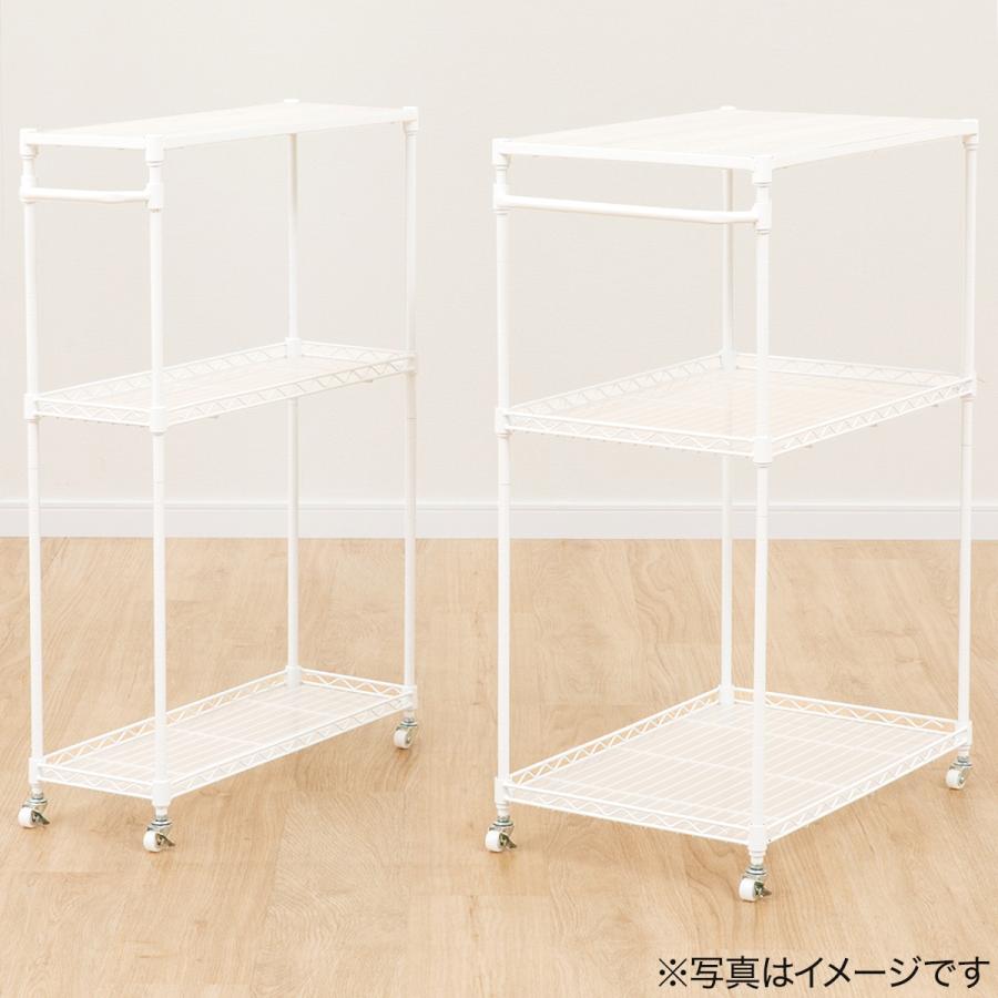 ニトリ スチールラックワゴン(MU2060 ホワイトウォッシュ ニトリ スチールラックワゴン(MU2060 ホワイトウォッシュ
