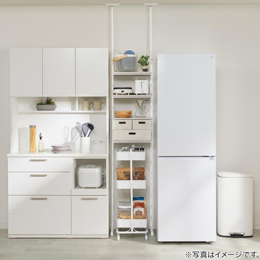 ニトリ 突っ張り壁面収納Nポルダ(幅40cm ホワイトウォッシュ