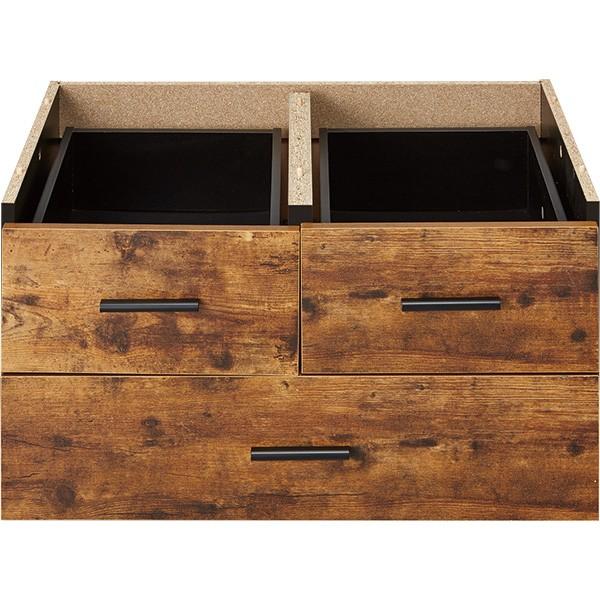 ニトリ（NITORI） 追加引き出しユニット(N ステイン BR) : ニトリ