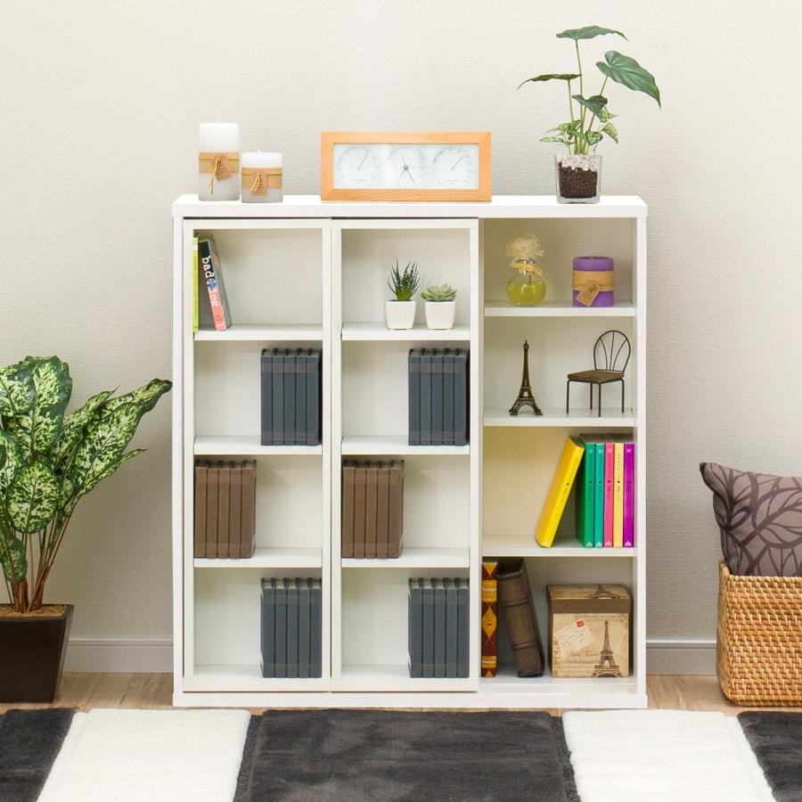 スライド本棚 期間限定お試し価格 モッサ 80 Wh ニトリ 1年保証 玄関先迄納品