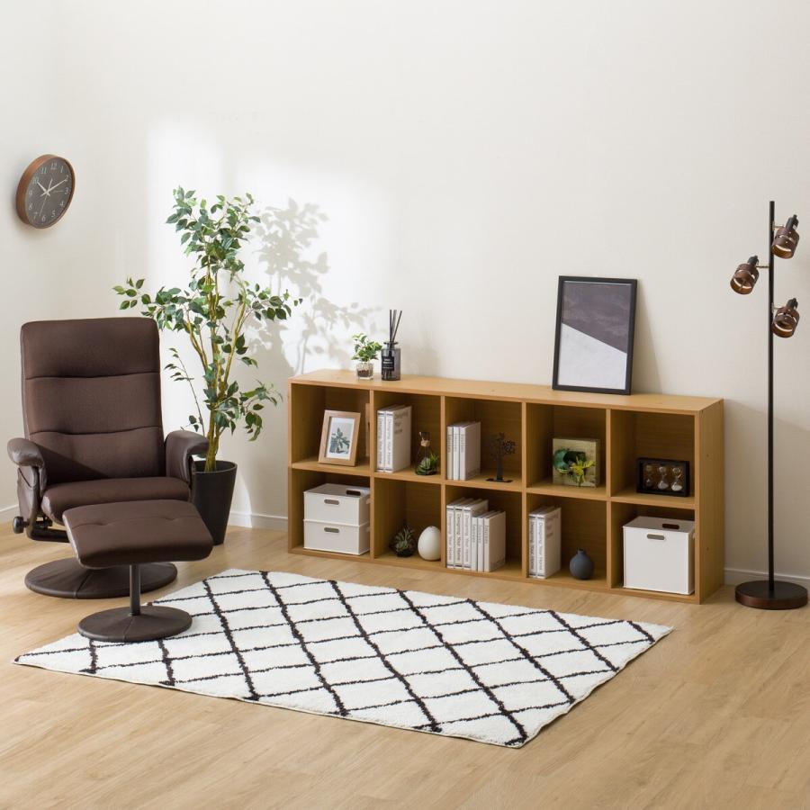 ニトリ（NITORI） マルチ本棚(リブリー1870 LBR） 書棚 ラック 棚