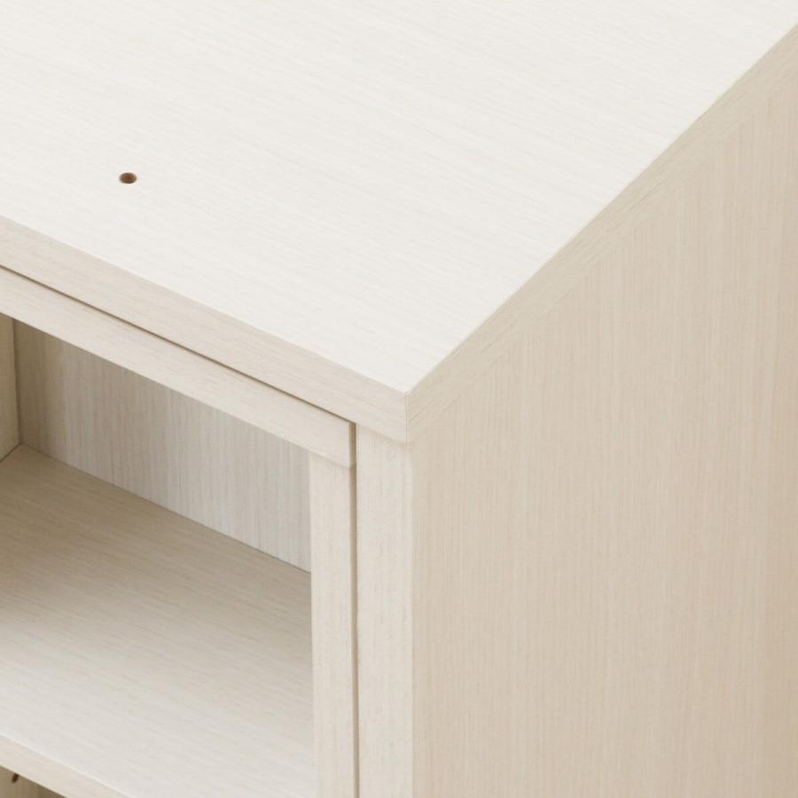 ニトリ スライド本棚(テイルI 80WW） 書棚 ラック シェルフ