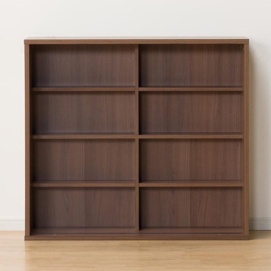 ニトリ 本棚 スライド式 テイルI 100MBR 幅100×奥行30×高90cm nitori-net_8842140