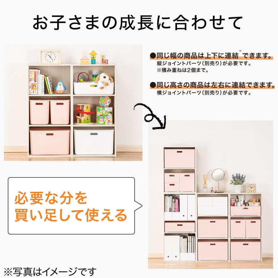 ニトリ 連結できるカラーボックス Nカラボ 扉付き 2段(ホワイト ニトリ 連結できるカラーボックス Nカラボ 扉付き 2段(ホワイト