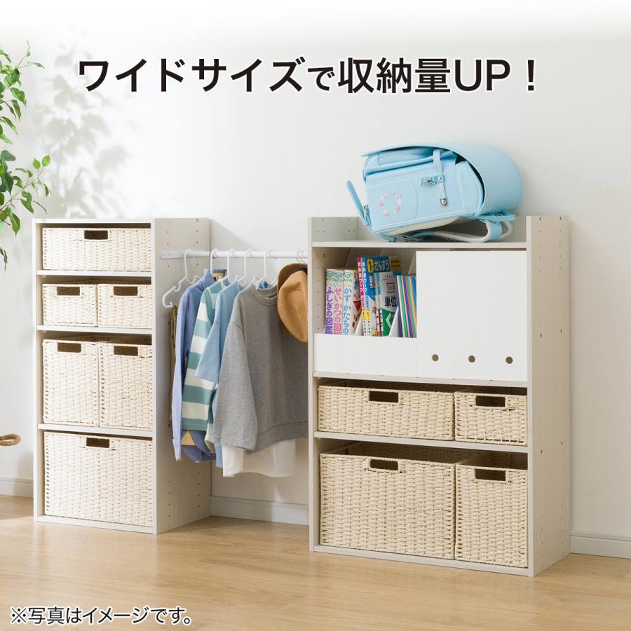 ニトリ（NITORI） 連結できるNカラボ ワイド 3段(ライトブラウン
