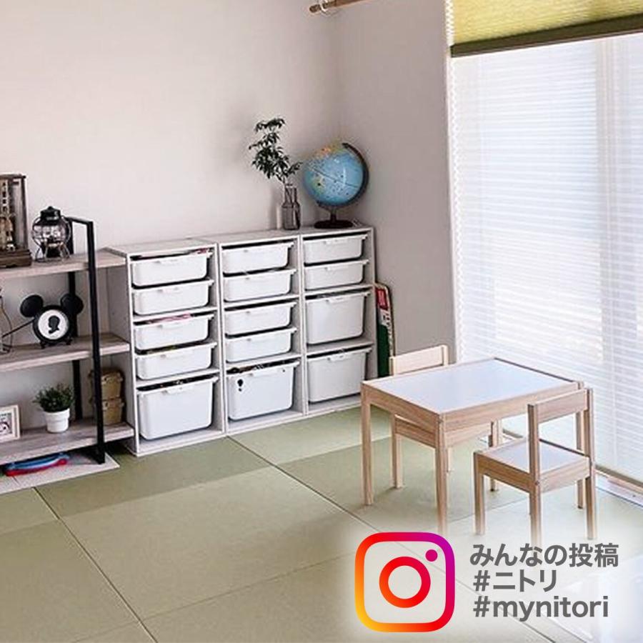 ニトリ 連結できるカラーボックス Nカラボ ワイド 2段(ミドル ニトリ 連結できるカラーボックス Nカラボ ワイド 2段(ミドル