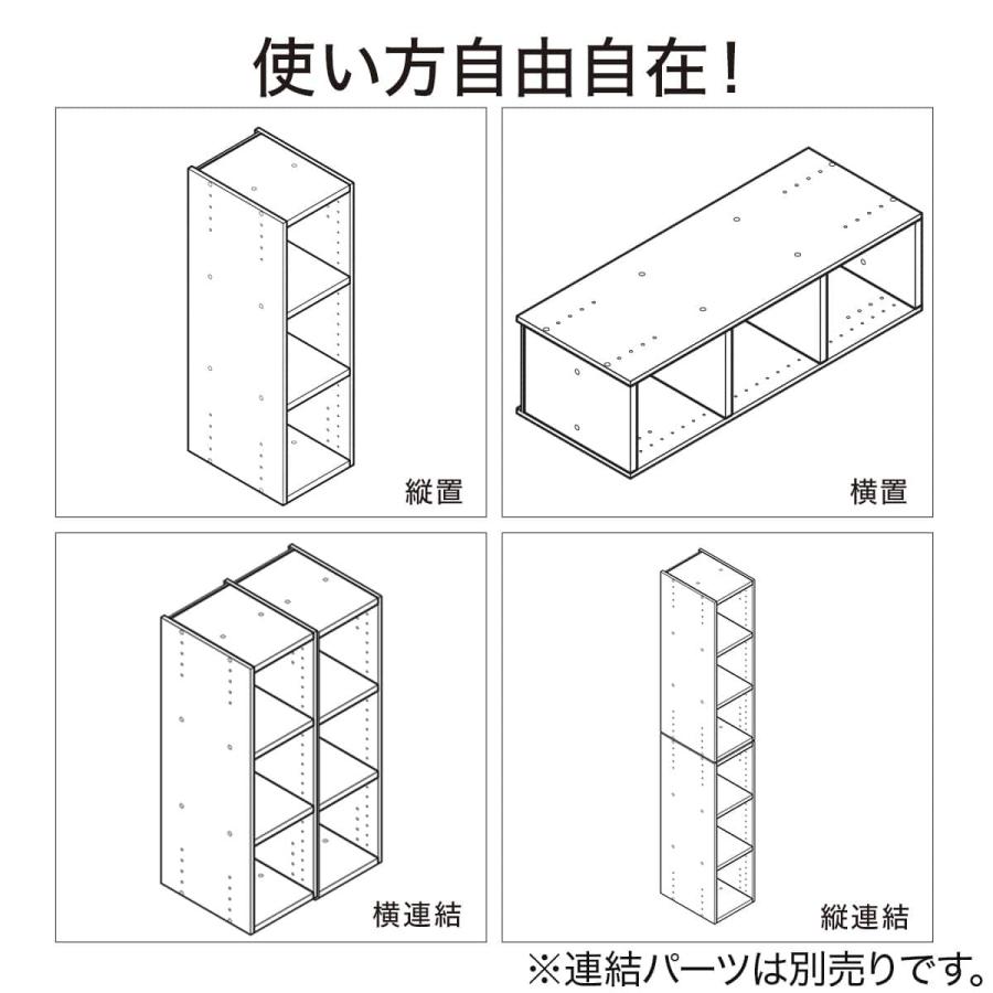 ニトリ（NITORI） 連結できるNカラボ スリム 3段(ブラック) : ニトリ
