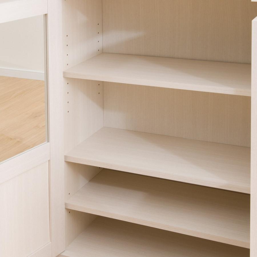 ニトリ（NITORI） 幅60cm キャビネット(マーレ9060 WW) 食器棚 レンジ