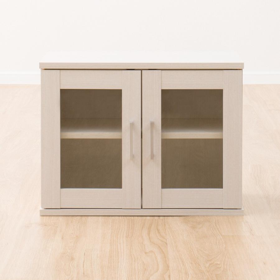 ニトリ（NITORI） 幅60cm キャビネット(マーレ4560 WW) 食器棚 レンジ